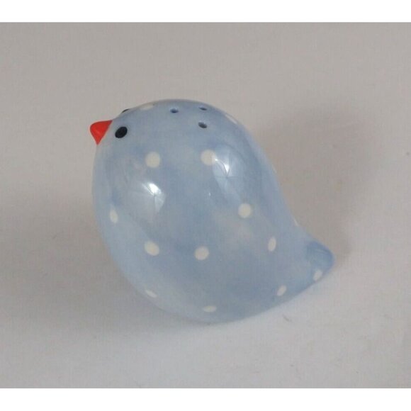 Tag Blue Polka Dot & Green Floral Spring Chicks 2" Salt & Pepper Shakers - Picture 5 of 13